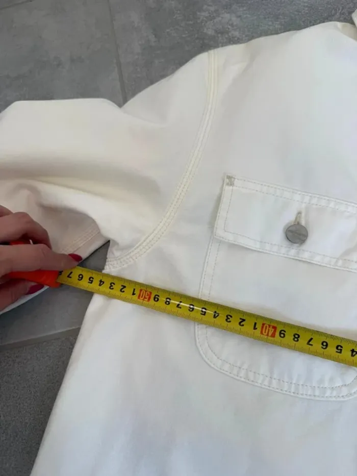 Veste Carhartt Michigan Coat blanche taille M super état - photo numéro 8