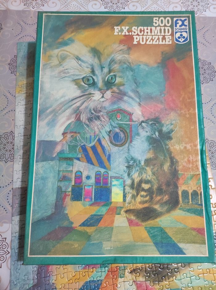 Puzzle décor chat - photo numéro 3