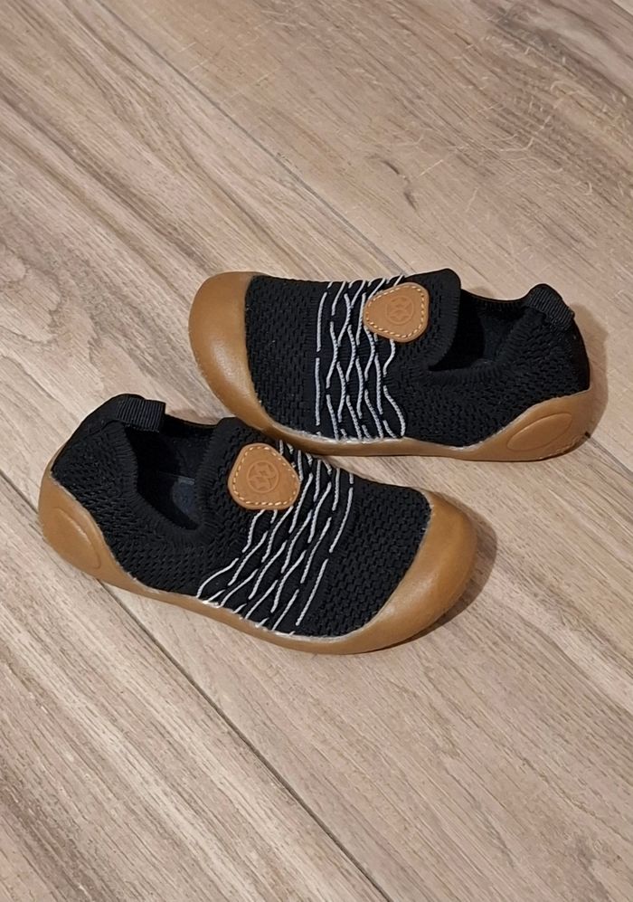 Chaussure chausson mémoire de forme enfant bébé noir - photo numéro 3