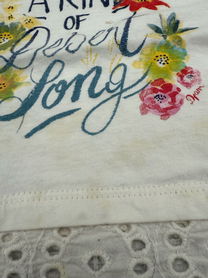 Tee-shirt court avec dentelle - photo numéro 3