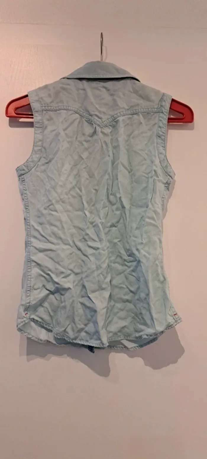 Gilet sans manches en jeans,  Levi's, 14 ans - photo numéro 4