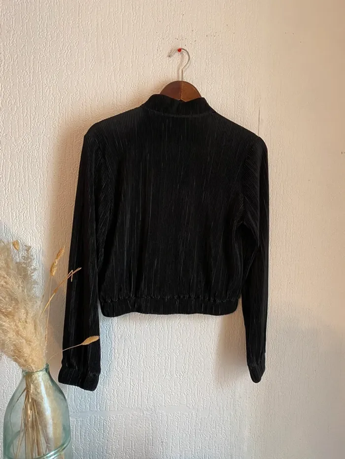 Gilet Zara taille s 36 noire - photo numéro 2