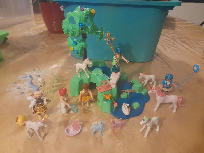 Playmobil licornes fées animaux