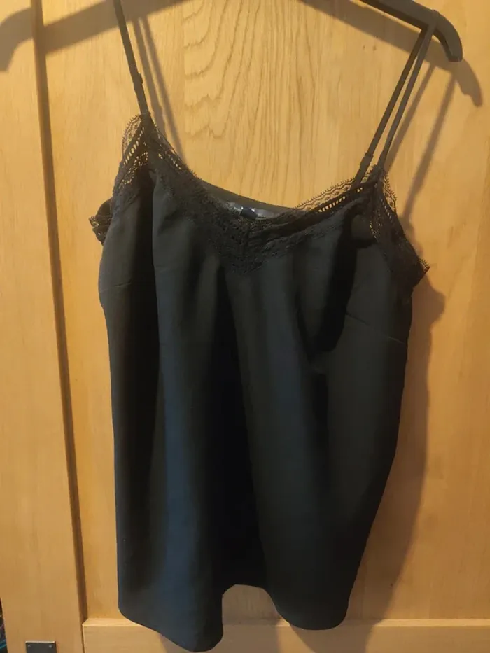 Débardeur noir Kiabi xs