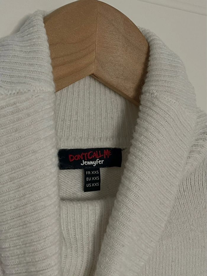 Pull blanc - photo numéro 2