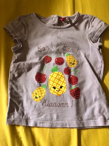 T shirt manches courtes fille 18 mois orchestra