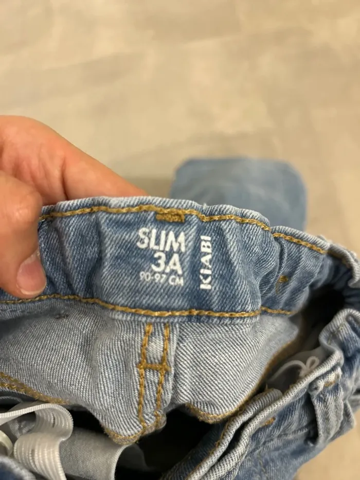 Jeans slim garçon 3ans 90-97cm - photo numéro 4