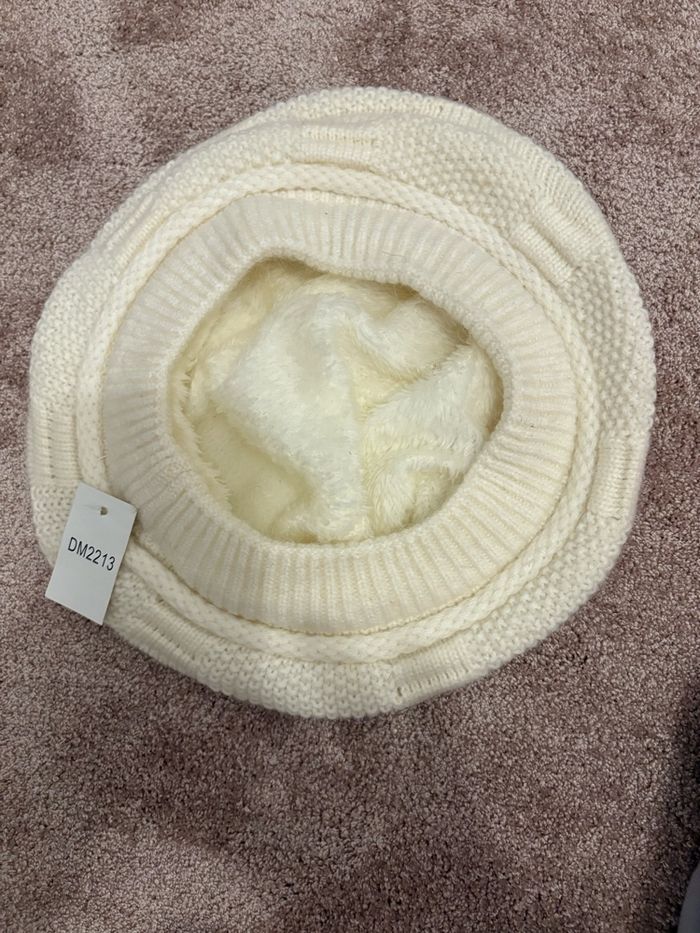 Bonnet stylé béret doublé - photo numéro 2