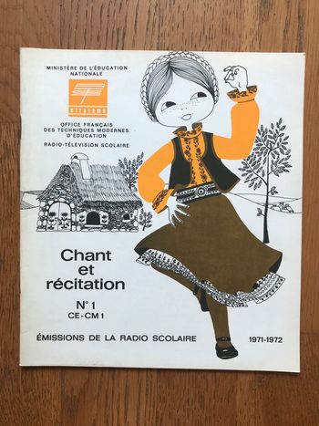Chant et récitation - 1971 - 1972