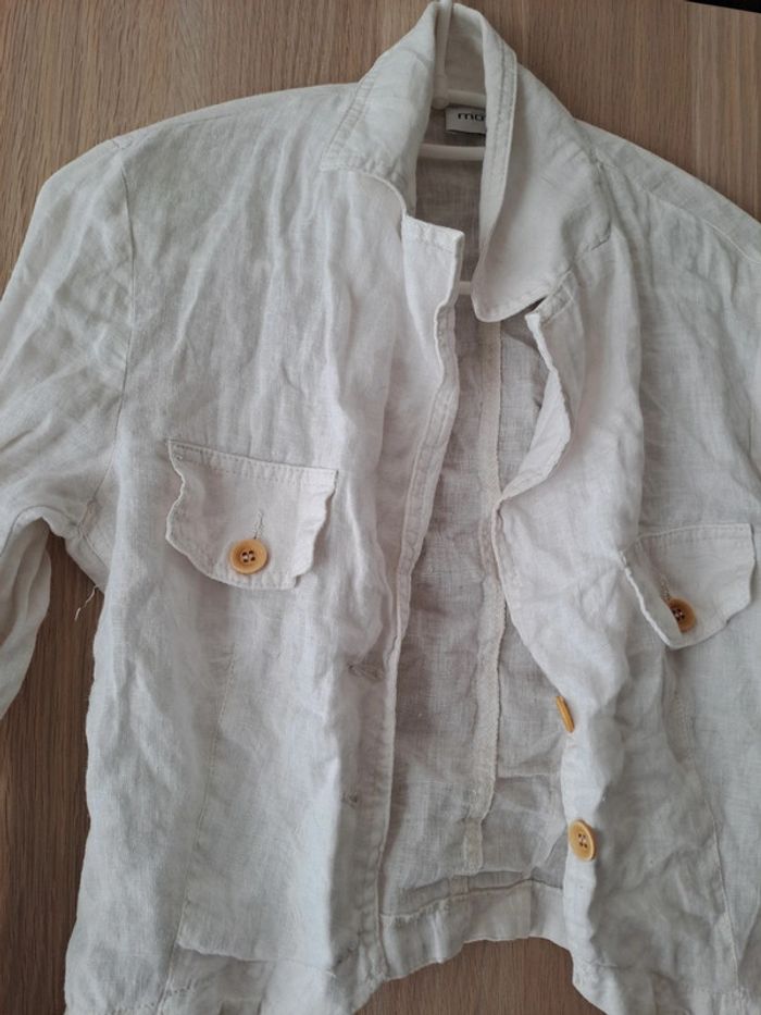 Chemise blanche lin - photo numéro 2