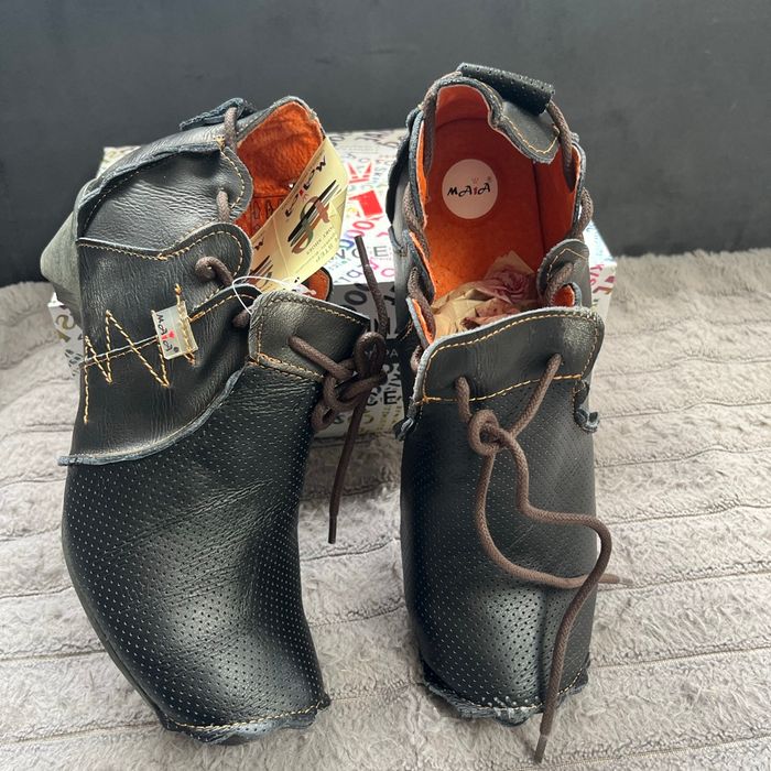 Chaussures en cuir Maïa noires - photo numéro 7
