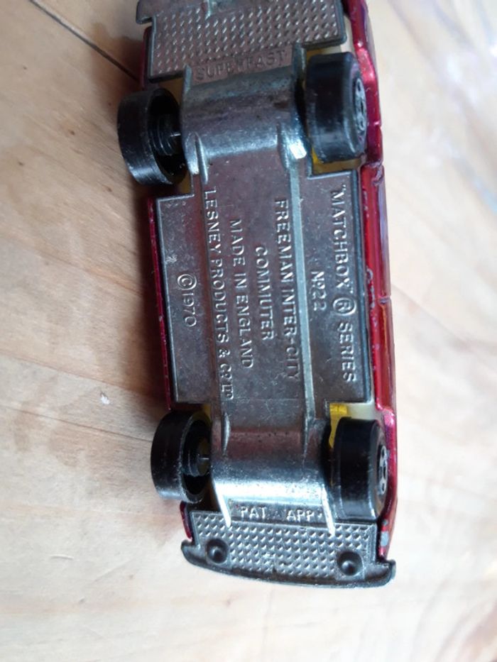 voiture Matchbox N°22 Freeman inter-City commuter, Made in England 1970, Lesney Products & co - photo numéro 11