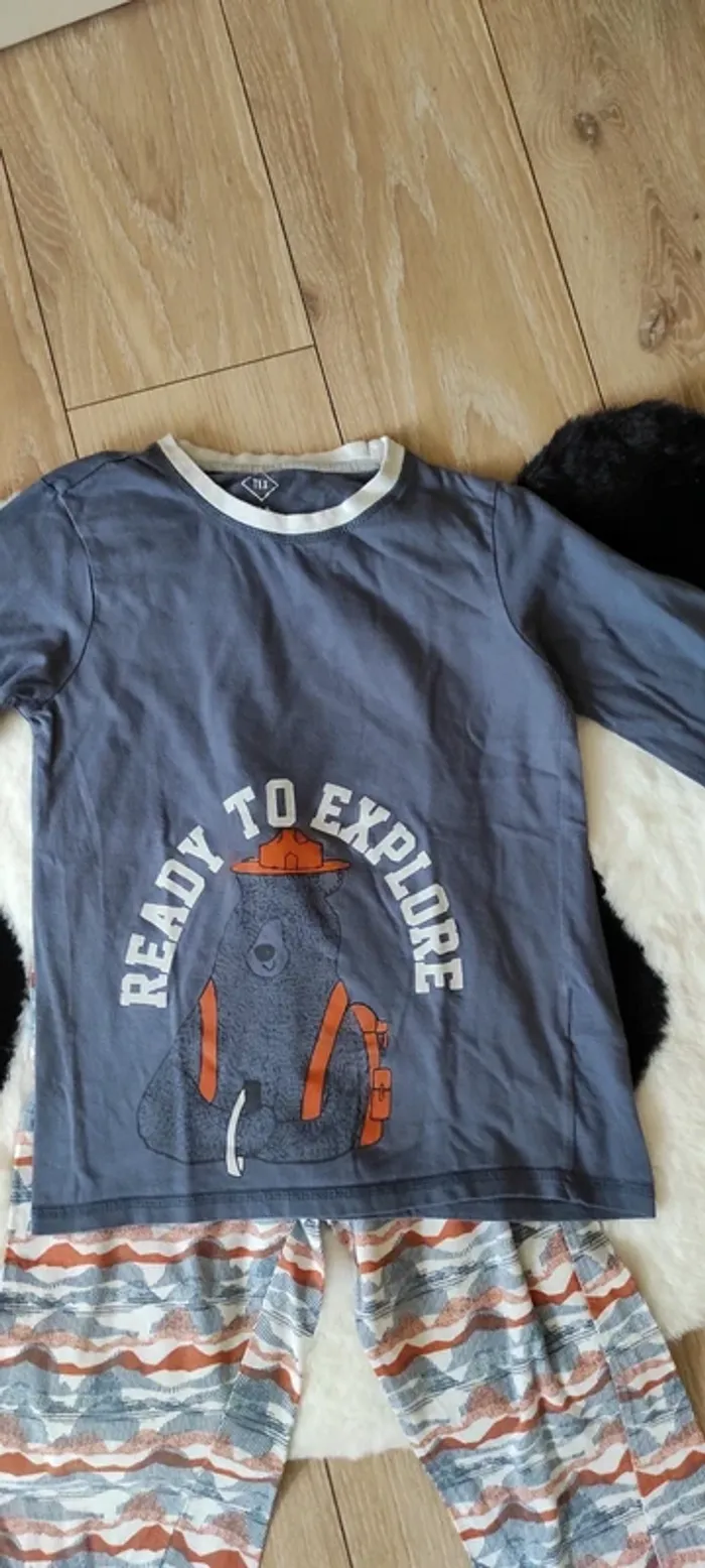 🐼  Pyjama coton 7-8 ans tex  Très bon état  🐼 - photo numéro 2