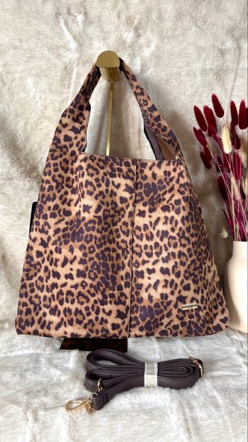 Sac à main Flora & Co léopard camel neuf avec étiquette – chic & original