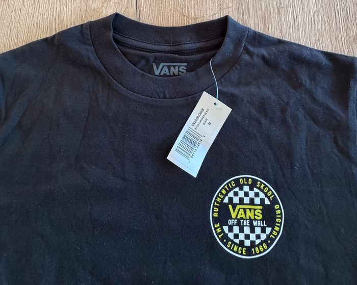 Tee shirt vans noir taille M 10-12 ans neuf avec étiquette - photo numéro 2
