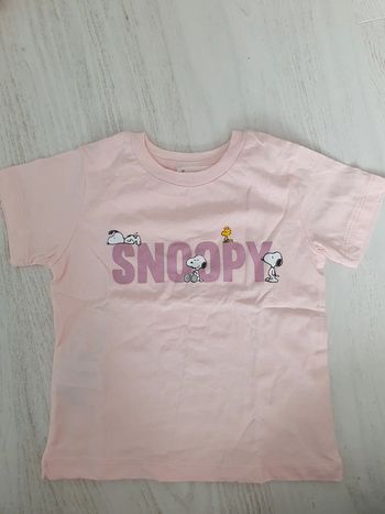 T-shirt Snoopy rose 9 mois