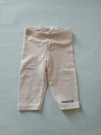 legging rose pale P'tit bisou fille 3 mois