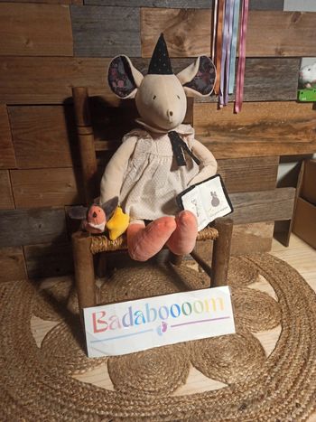 peluche souris activité moulin Roty tbe