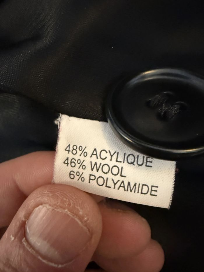 Manteau en laine Vieille France Vintage Taille 38 - photo numéro 4