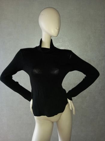 pull noir col roulé jennyfer taille 38/40
