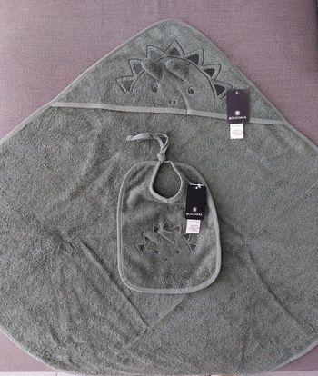 Cape de bain + bavoir