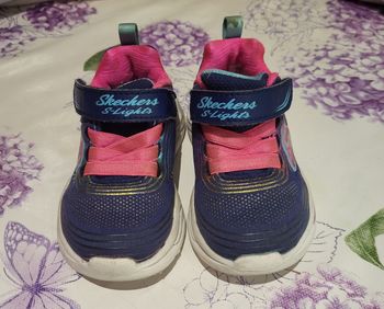 Baskets fille qui brillent en 21 Skechers lights