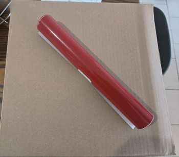 Vinyle adhesif permanent rouge bordeaux pour machine de découpe