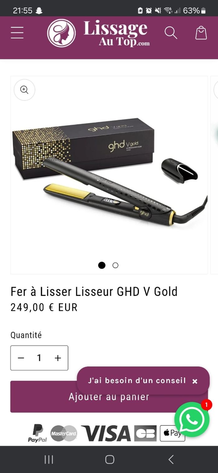 Lisseur ghd v gold - photo numéro 4