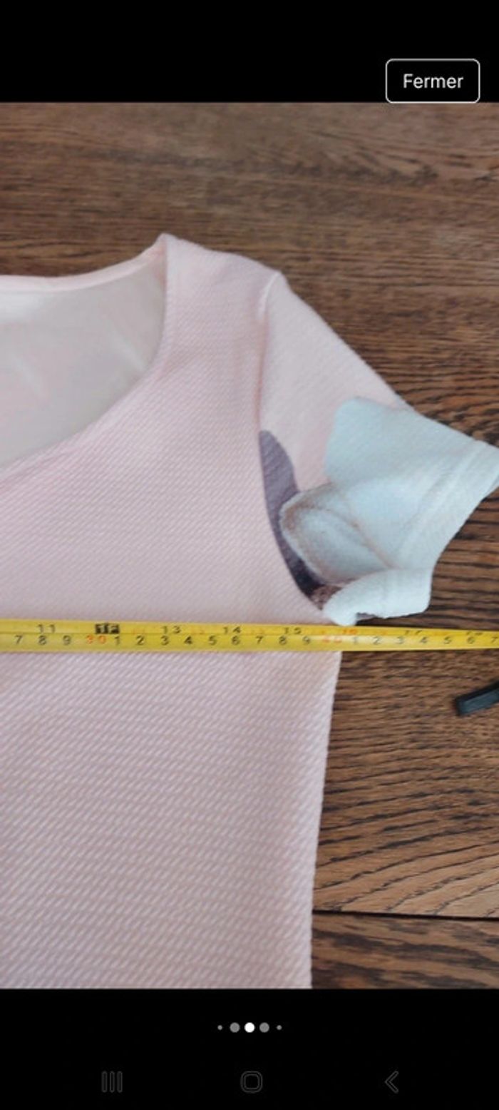Robe Batida fond rose taille 1 (36) - photo numéro 11