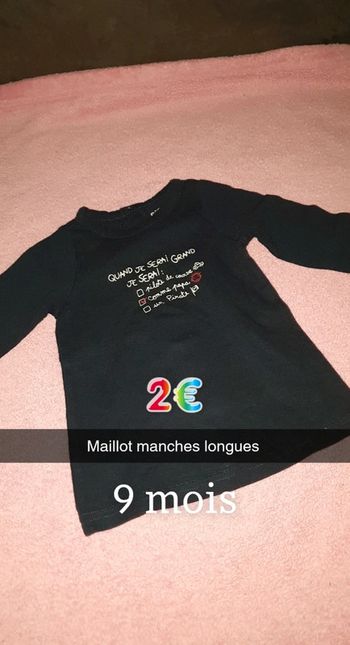 Maillot manches longues garcons