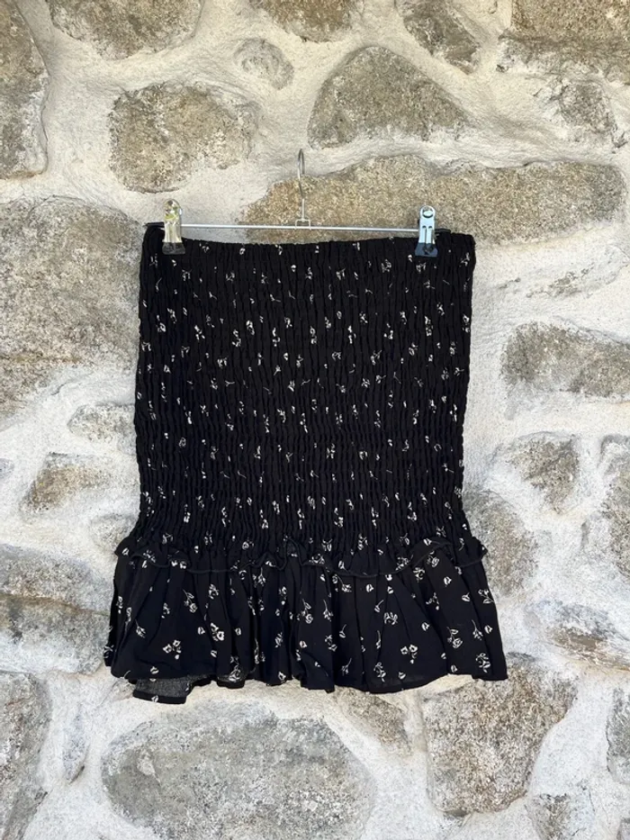 Jupe motif fleur