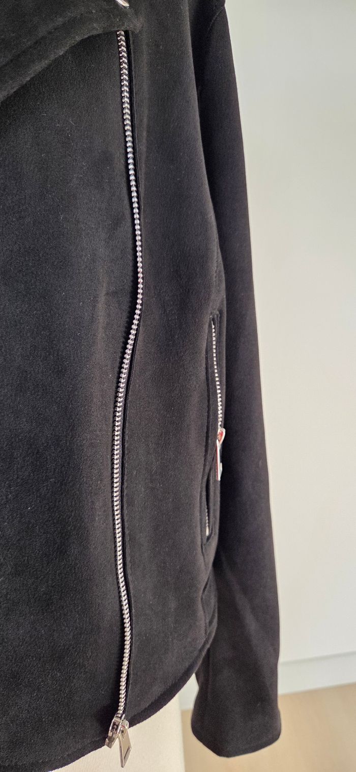 Veste perfecto en nubuck - photo numéro 5