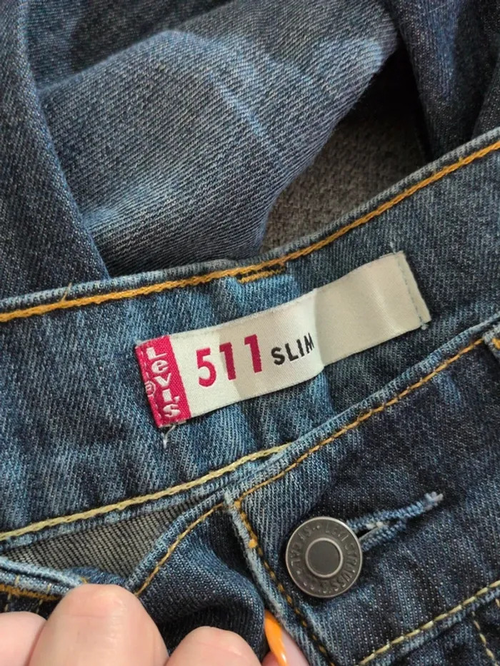 Jean Levi’s 511 Slim – W32 L34 – Bleu brut - photo numéro 5