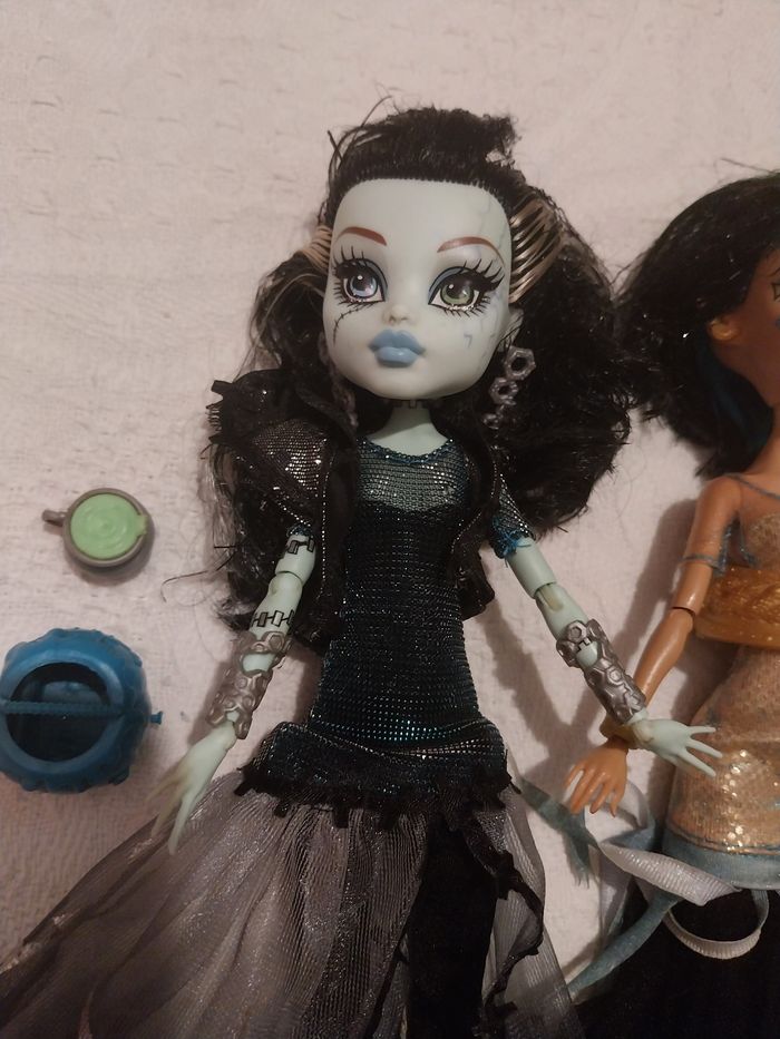 2 Poupées Cleo de Nile et Frankie Stein Ghouls Rules Monster High Mattel 2012 - photo numéro 4