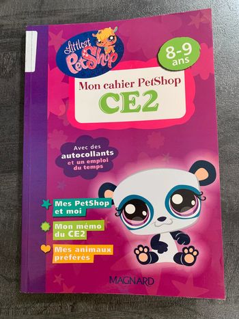 cahier ce2 Petshop