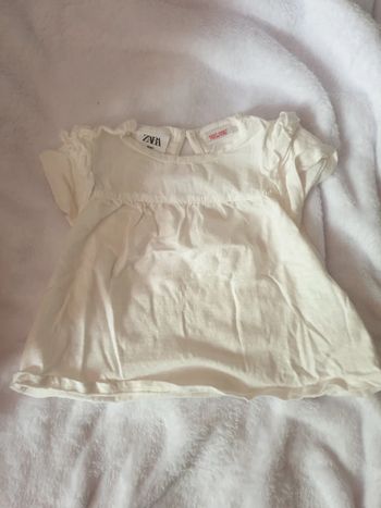 Lot 4 tee shirts 3 mois zara
