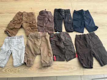 Lot de 8 pantalon bébé 3 mois garçon en parfait état