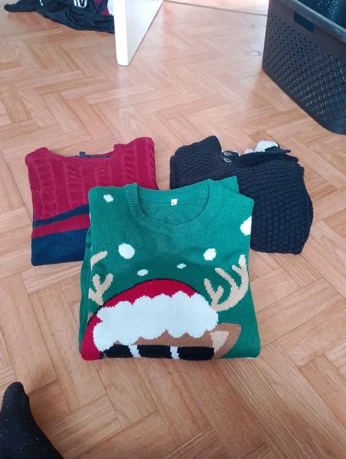 Lot de 3 pulls en maille - Taille XL