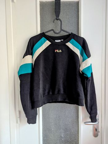 Sweat fila noir et bleu taille 36 s