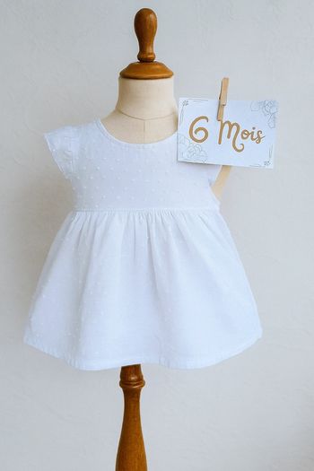 T-shirt blanc 6mois P'tit môme