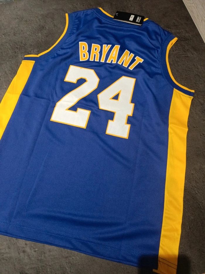 Tenue NBA Los Angeles Lakers Kobe Bryant violet et jaune txl - photo numéro 2