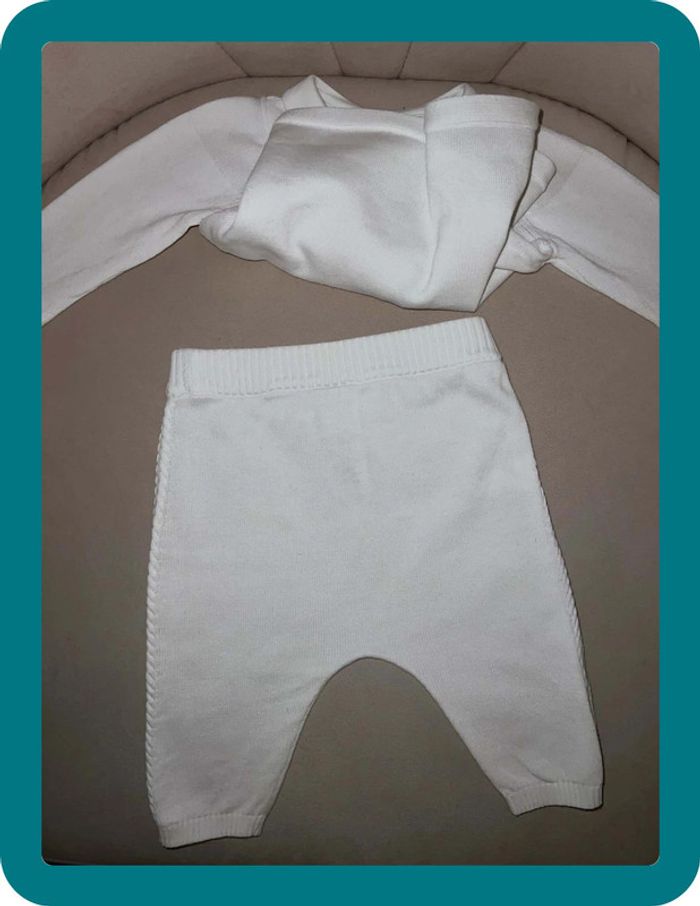 Ensemble maille col Claudine mixte 3-6mois - Nextbaby - photo numéro 9