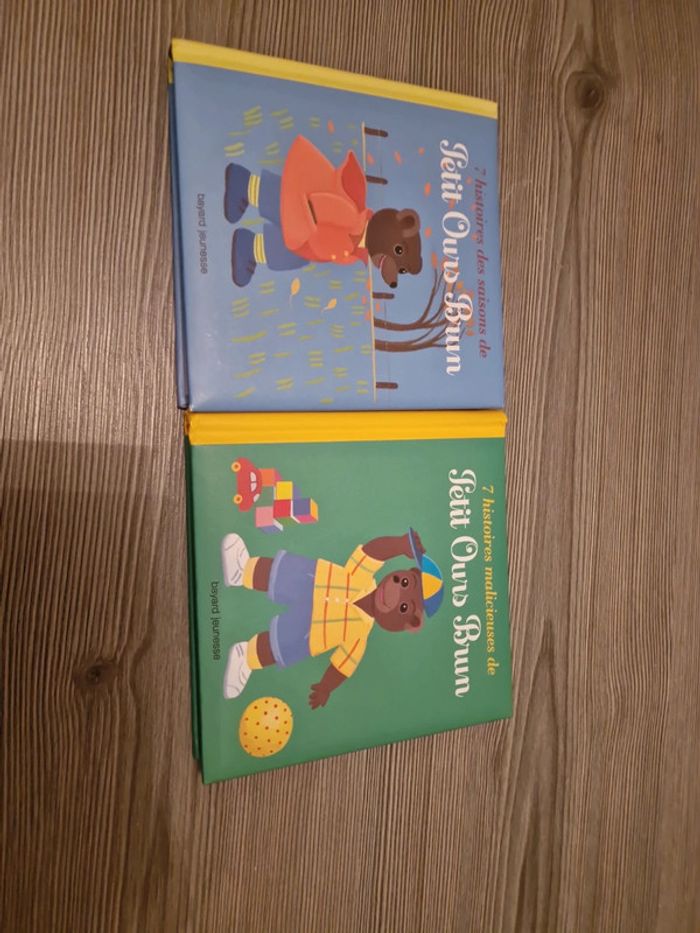 Lot 2 livres petit ours brun