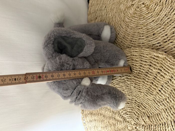 Éléphant gris debout - 24 cm gipsy - photo numéro 4