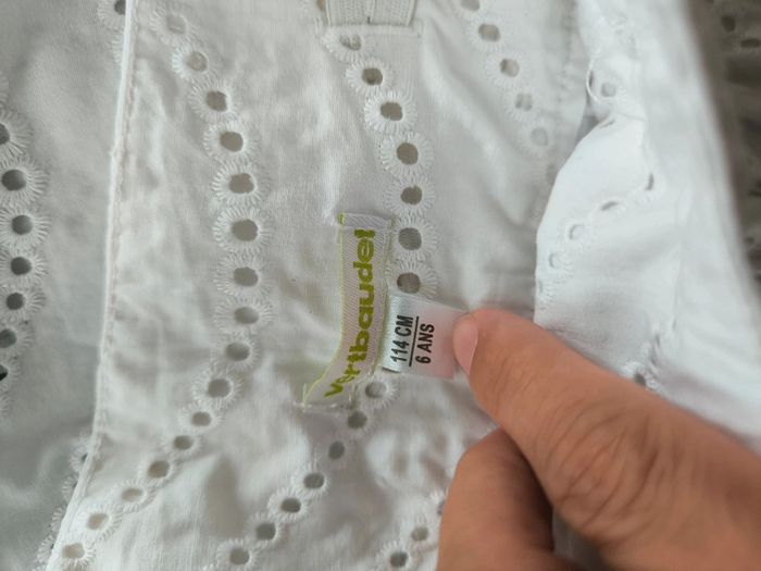 Jupe blanche vertbaudet - photo numéro 5