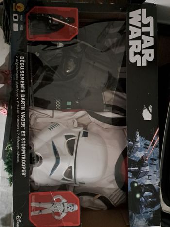 Deguisement starwars dark vador et stormtrooper
