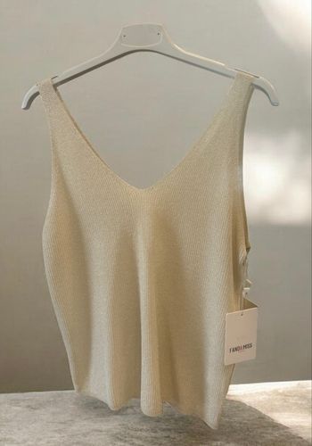 Débardeur crème T.U