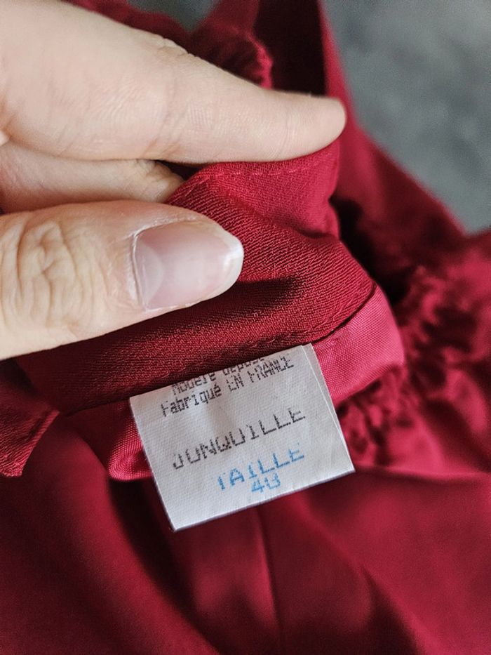 Jupe midi femme - Taille 48 / 4XL - Rouge - photo numéro 2