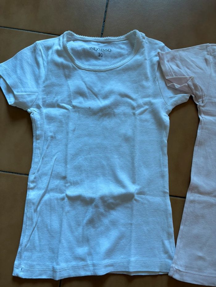Lot 3 t shirt fille 10 ans - photo numéro 2