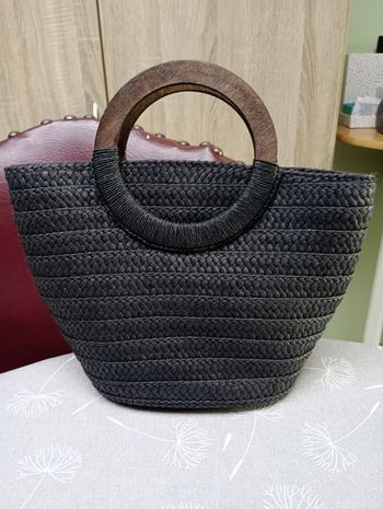 Sac paille tressée